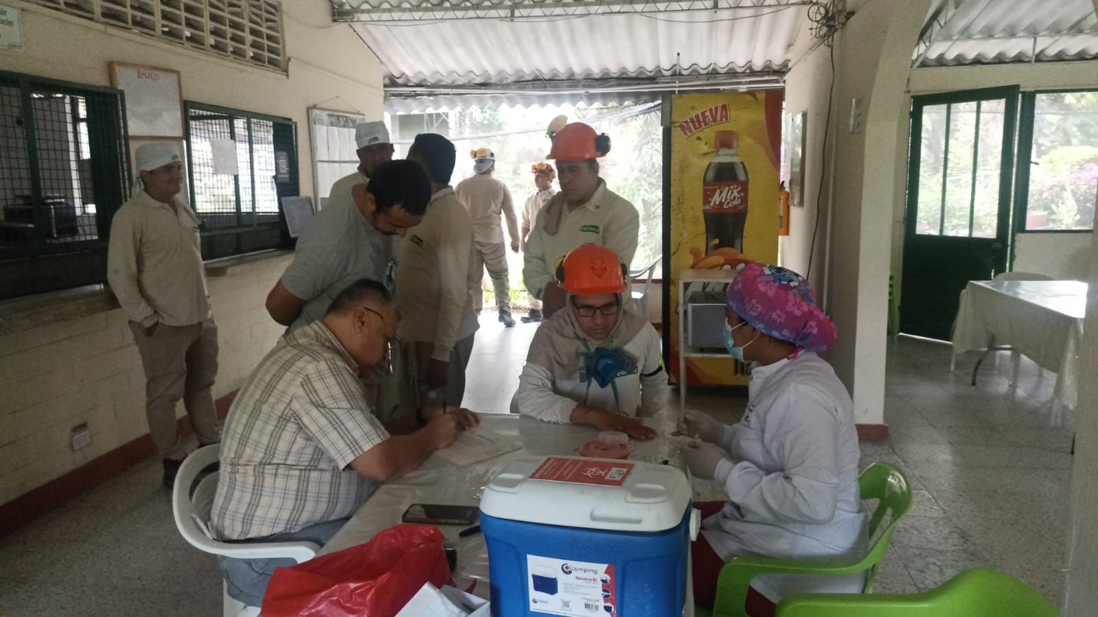 Brigada de salud en empresa
